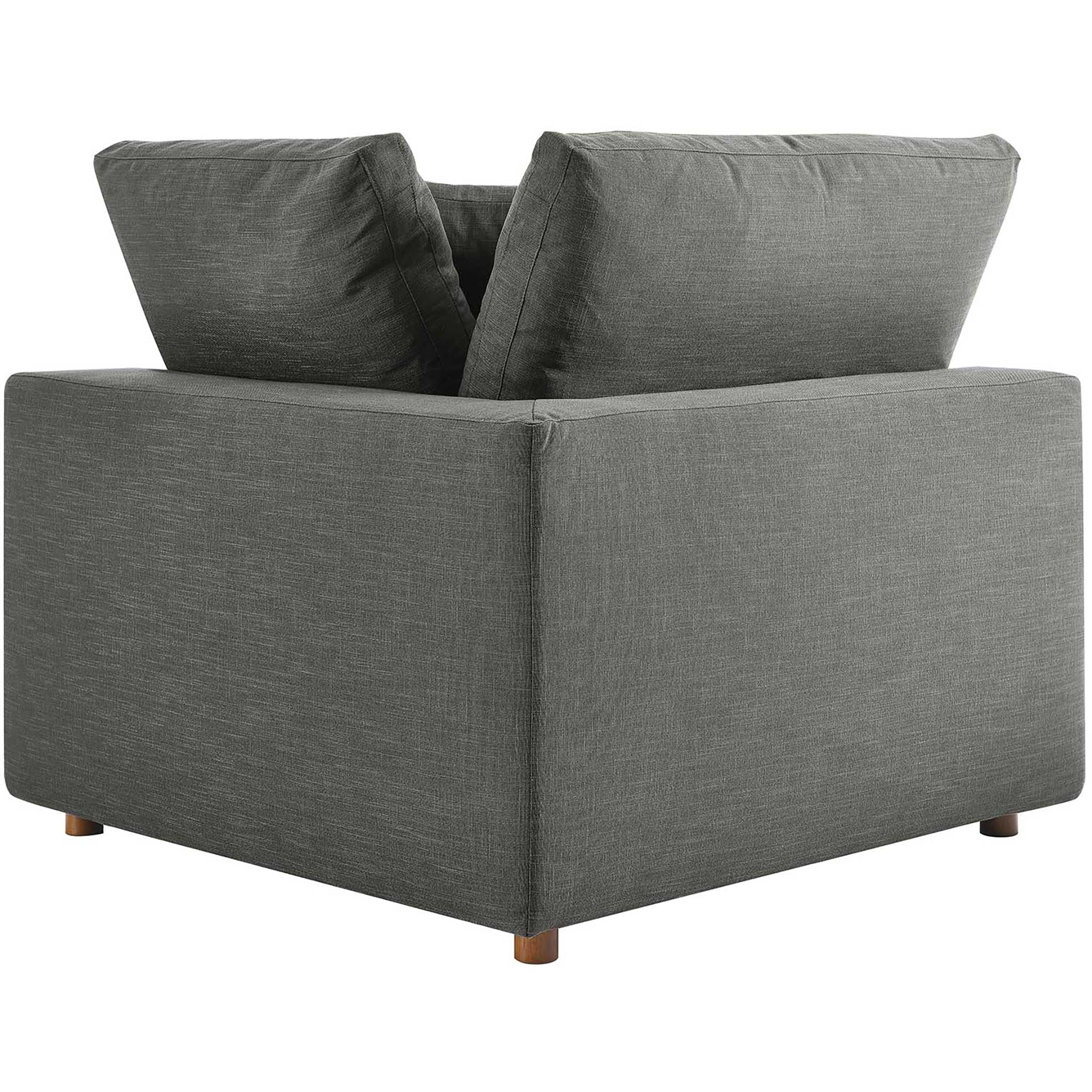 Carmen 5 Piece Armless Modular Sofa Gray - Image 5