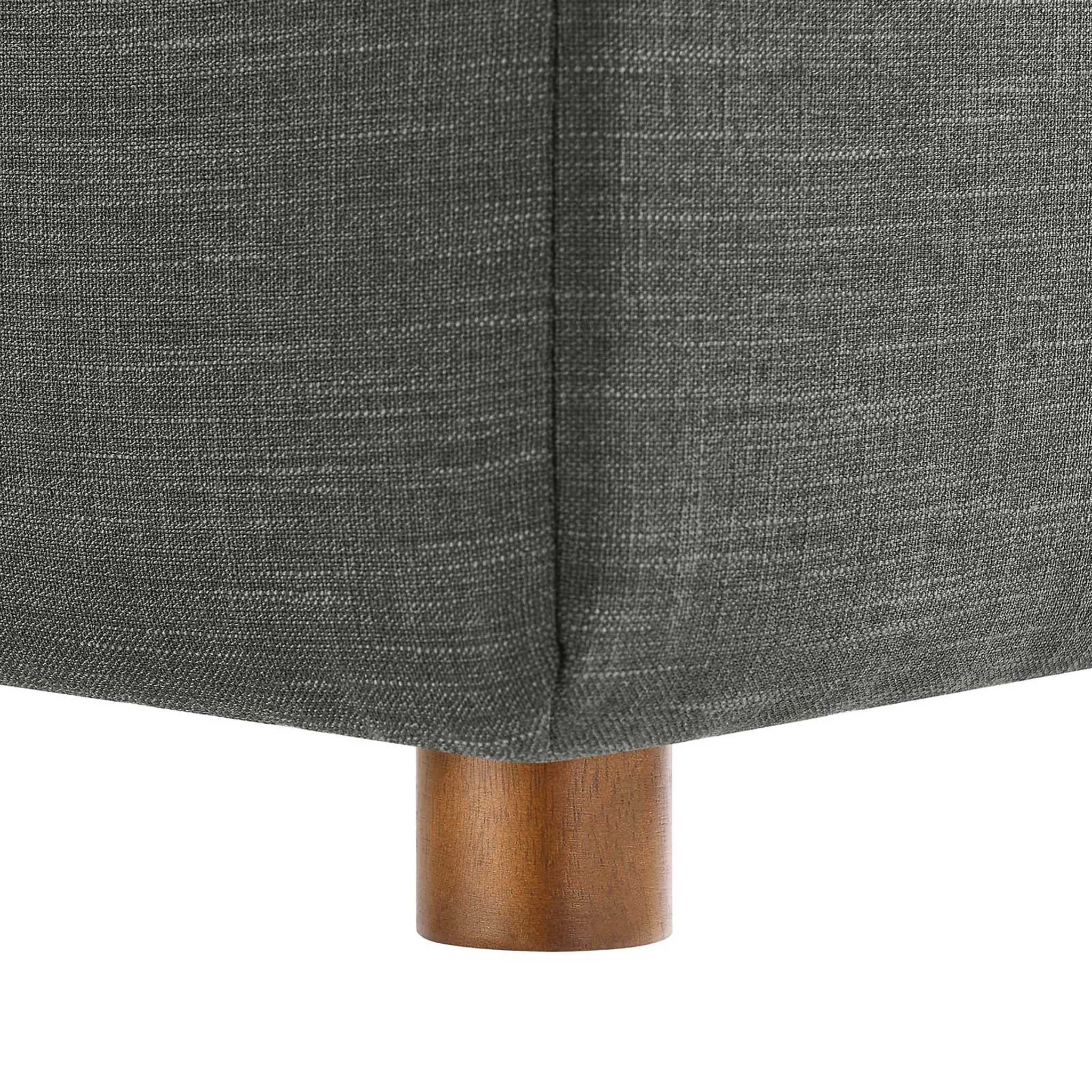 Carmen 5 Piece Armless Modular Sofa Gray - Image 8